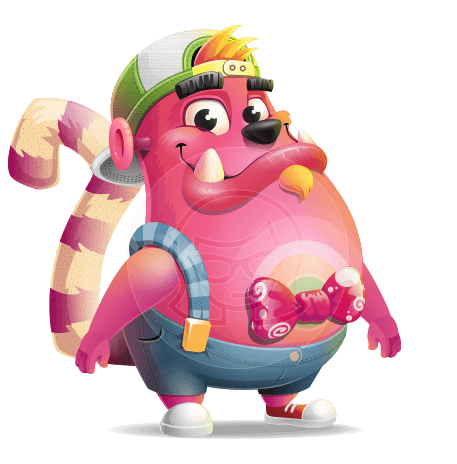 Funny Monster Character Animator Puppet